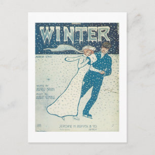 Winter Songbook Hoesje Briefkaart