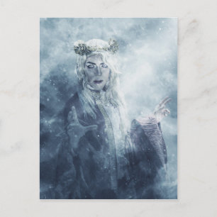 Winter Sorceress Fantasy Snow Queen Witch Briefkaart