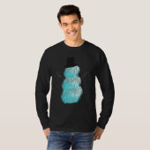 Winter Soul Jolly Happy Snowman Frosty T-shirt (Voorkant volledig)