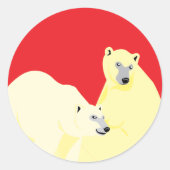 Winter Soul Rode Sticker (Voorkant)