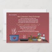 Winter Soup Exchange-uitnodiging Kaart (Voorkant)