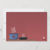 Winter Soup Exchange-uitnodiging Kaart (Achterkant)