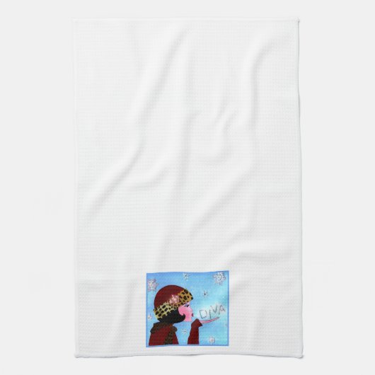 "Winter Sparkle" DIVA Kitchen Towel Theedoek (Verticaal)