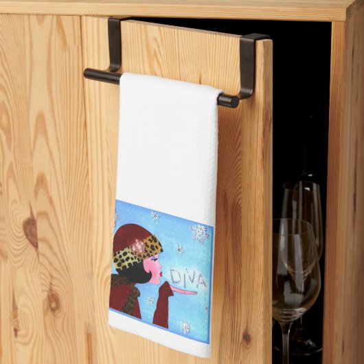 "Winter Sparkle" DIVA Kitchen Towel Theedoek (Derde Gevouwen)