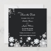 Winter Sparkle Wedding Save the Date Kaart (Voorkant)