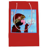 Winter Sparkles Diva Medium Cadeauzakje (Voorkant)