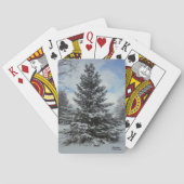 Winter speelkaarten (Achterkant)