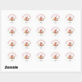 Winter Spice Appelcider Kerstspecial Ronde Sticker (Vel)