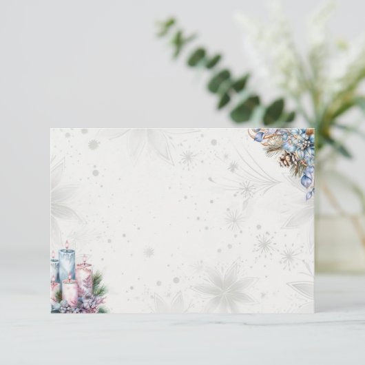 Winter Spice Basic Blank Recept Kaart (Staand voorkant)