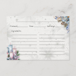 Winter Spice Basic Recept Kaart