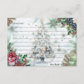 Winter Spice Recept Kaart (Achterkant)