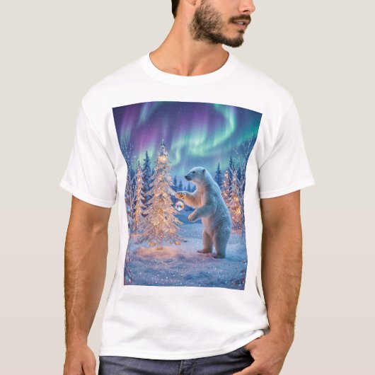 Winter Spirit in the Northern Sky T-shirt (Voorkant)