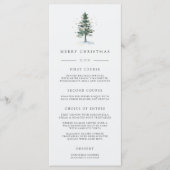 Winter Splendor-kerstfeest Menu (Voorkant)