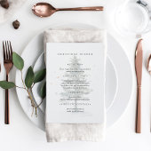 Winter Splendor Watermark Kerstfeestdag Menu