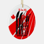Winter Sport Fan Ornament Vancouver Canada (Rechts)