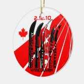 Winter Sport Fan Ornament Vancouver Canada (Links)