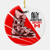 Winter Sport Fan Ornament Vancouver Canada (Achterkant)