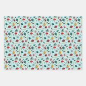 Winter Sport Hockey Speler Apparatuur Gear Patroon Inpakpapier Vel (Voorkant 3)