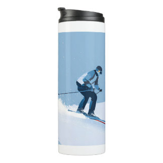 winter sport illustratie thermosbeker
