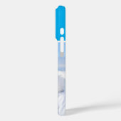 Winter Sport Monogrammed Azure Case-Mate iPhone Case (Achterkant / Links)