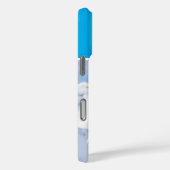 Winter Sport Monogrammed Azure Case-Mate iPhone Case (Achterkant / Rechts)