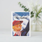 Winter Sport New England Briefkaart (Staand voorkant)