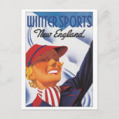 Winter Sport New England Briefkaart (Voorkant)