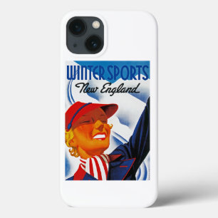 Winter Sport New England iPhone 13 Hoesje