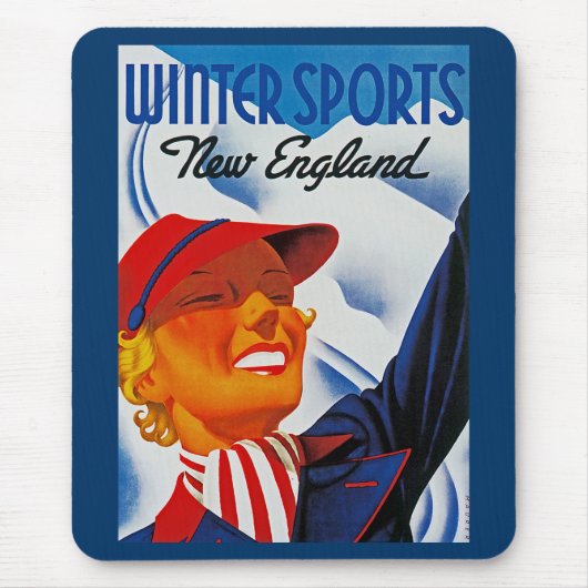 Winter Sport New England Muismat (Voorkant)