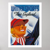 Winter Sport New England Poster (Voorkant)