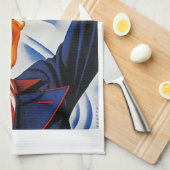 Winter Sport New England Theedoek (Quarter Fold)