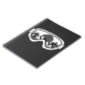 Winter Sport Ski Snowboard Sneeuwlandschap Notitieboek (Linkerzijde)