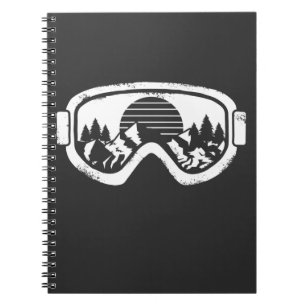Winter Sport Ski Snowboard Sneeuwlandschap Notitieboek