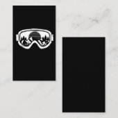 Winter Sport Ski Snowboard Sneeuwlandschap Visitekaartje (Voorkant / Achterkant)