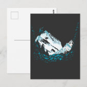 Winter Sport Snowboard Sneeuwbergsysteem Briefkaart (Voorkant / Achterkant)