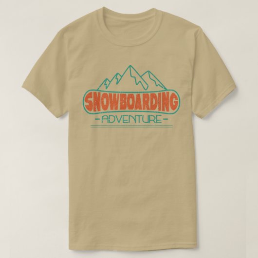 Winter Sport Snowboard Snowboarding T-shirt (Design voorkant)