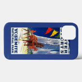 Winter Sports at Yosemite PosterYosemite, CA Case-Mate iPhone Case (Achterkant (horizontaal))