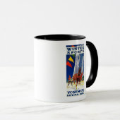 Winter Sports at Yosemite PosterYosemite, CA Mok (Voorkant rechts)