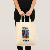 Winter Sports at Yosemite PosterYosemite, CA Tote Bag (Voorkant (product))