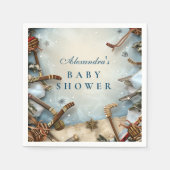 Winter Sports Baby Shower Servet (Voorkant)