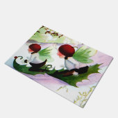 "Winter Sports" Fairy Art van M T Ross Deurmat (Schuin)