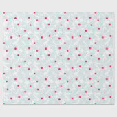 Winter Sprig Pattern | Minimal Pine Branch & Berry Cadeaupapier (Vlak)