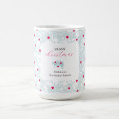 Winter Sprig Pattern | Minimal Pine Branch & Berry Koffiemok (Center)