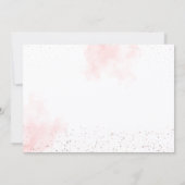 Winter Sprinkles Baby Arch Photo First Birthday Kaart (Achterkant)