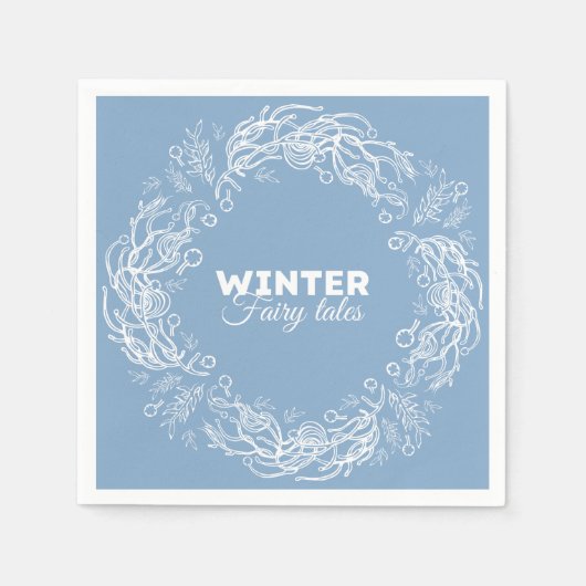 Winter Sprookjes. Servet (Voorkant)