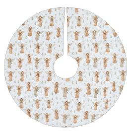 Winter Sprookjesachtige Neutrale Kleuren Boomrok Kerstboom Rok