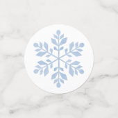 Winter sprookjesprinses | Blond haar Confetti (Kleine voorkant)