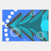 Winter Spruce Snowy Sterrennacht Inpakpapier Vel (Voorkant 2)