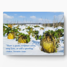 Winter Squash in Snow - Gepersonaliseerd