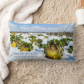 Winter Squash in Snow - Gepersonaliseerd Kussen